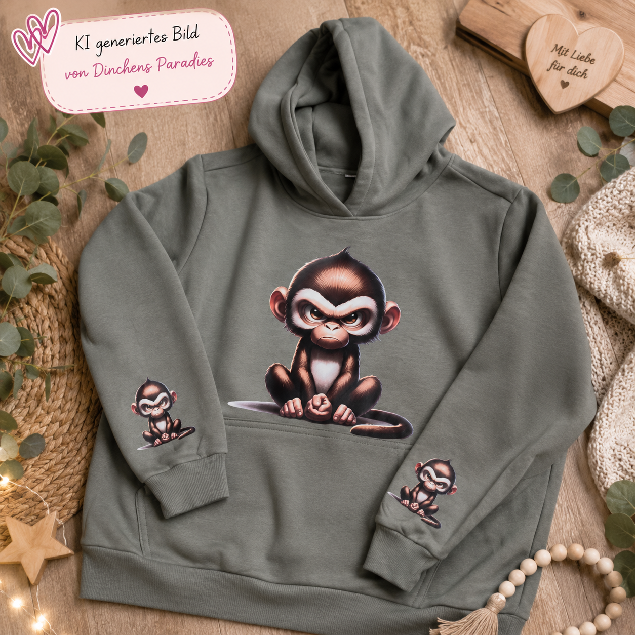 Personalisierter Hoodie mit Wunschdruck